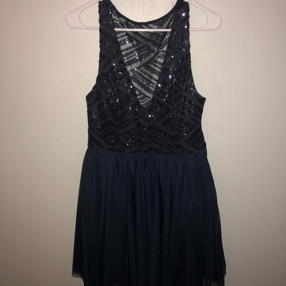 Navy blue homecoming dress